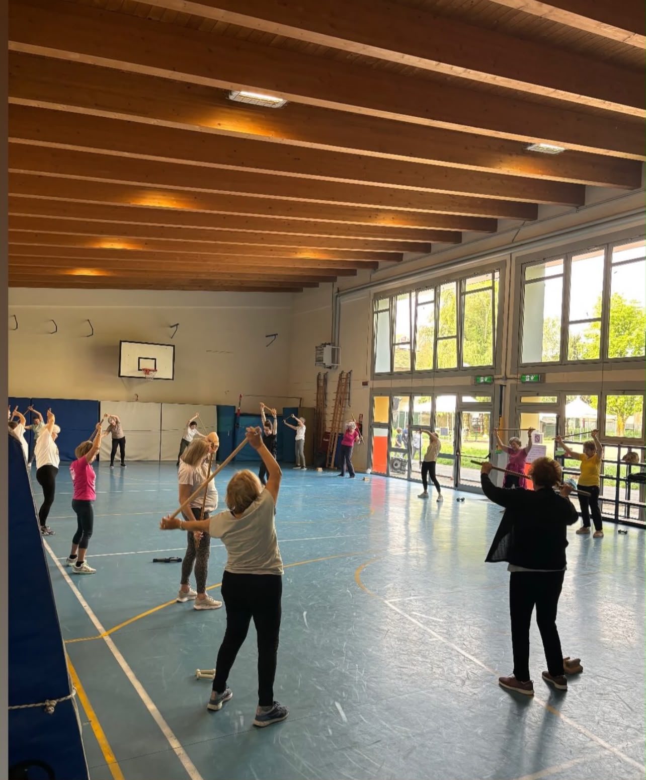 Ginnastica dolce in palestra
